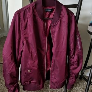 Maroon Bomber jacket